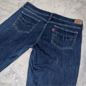 Y2K Levi's 524 Too Superlow Flare Dark Wash Jeans 17M 34” Jeans Women's Jeans